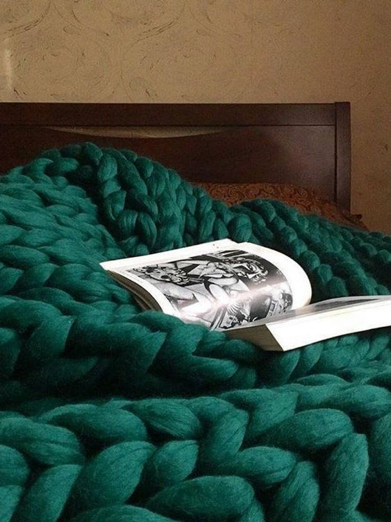 Knitted Wool Blanket