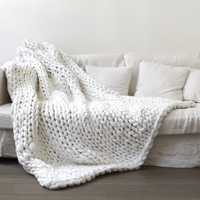 Knitted Wool Blanket