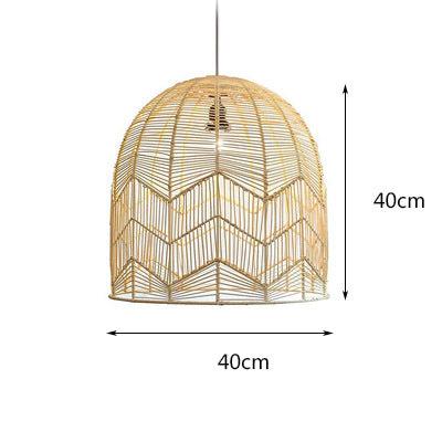 Handmade Rattan Art Chandelier