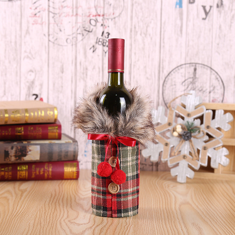 Christmas Wine Bottle Outfits