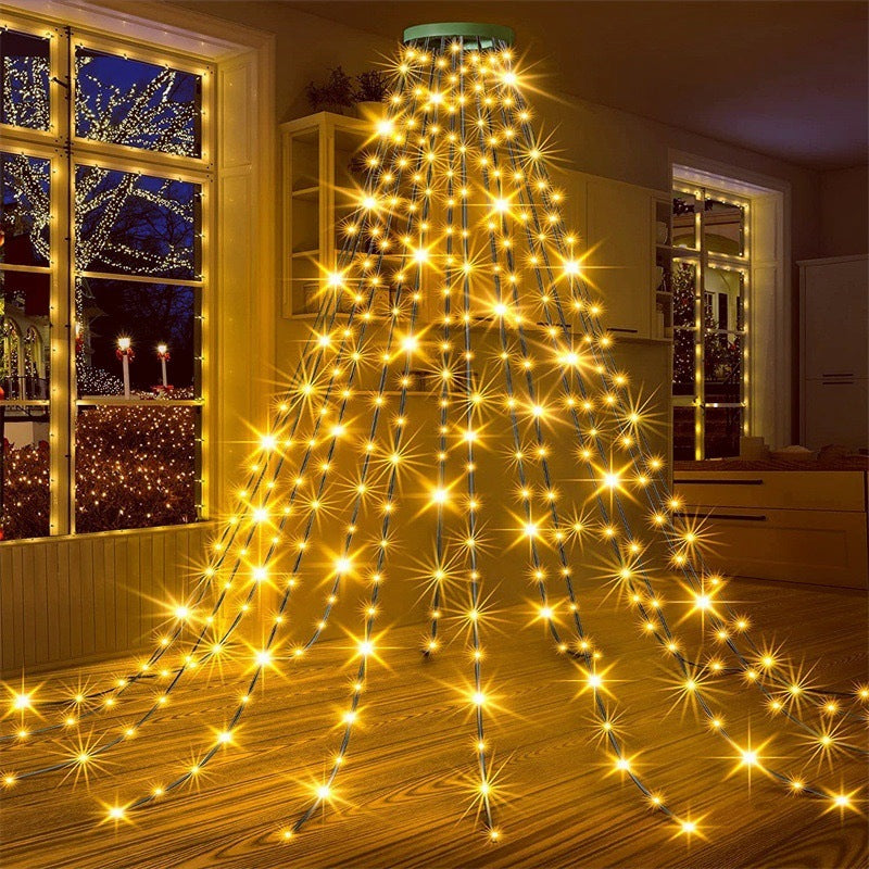 LED Ring Christmas Tree Top Light