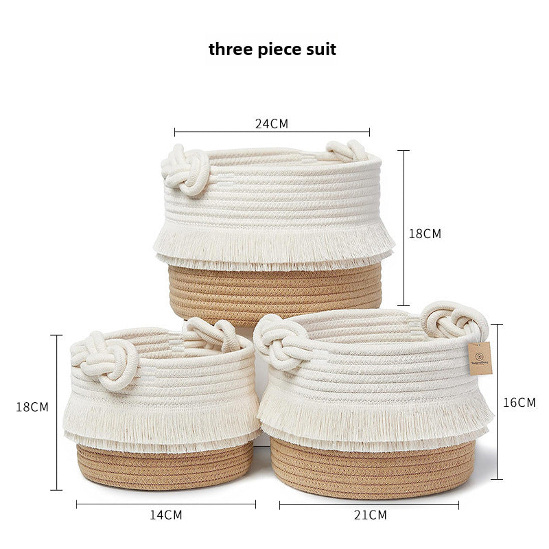 Three-piece Storage Basket Set