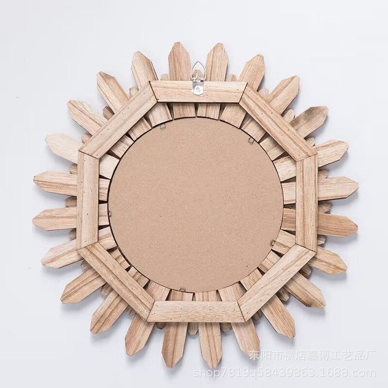 Solid Wood Decorative Mirror