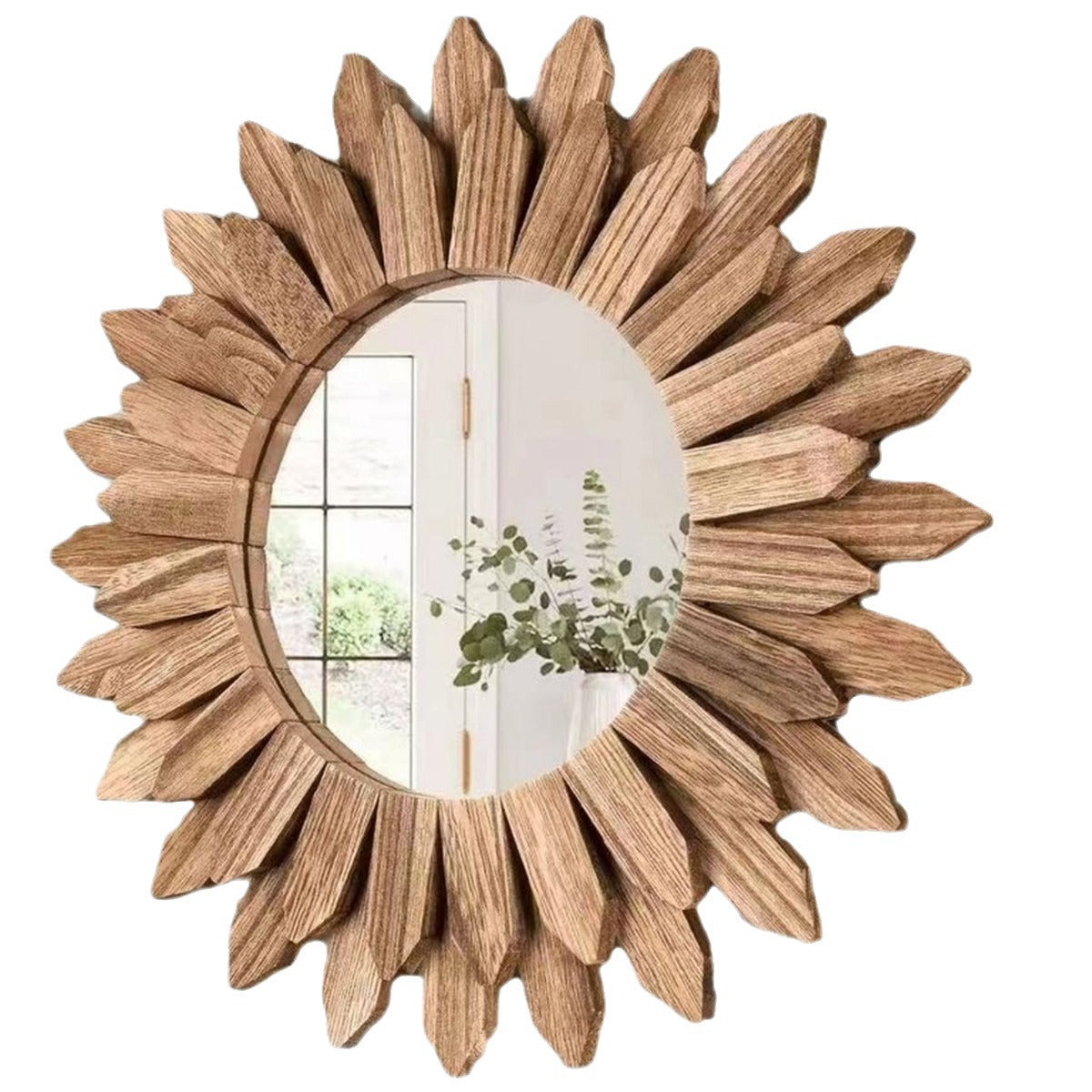 Solid Wood Decorative Mirror