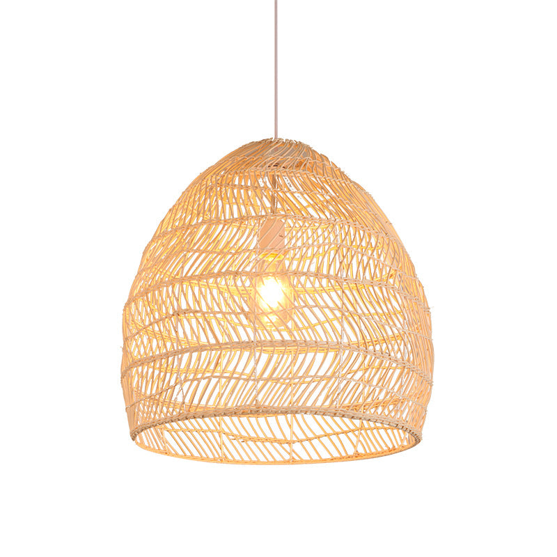 Handmade Rattan Art Chandelier