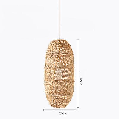 Handmade Rattan Art Chandelier