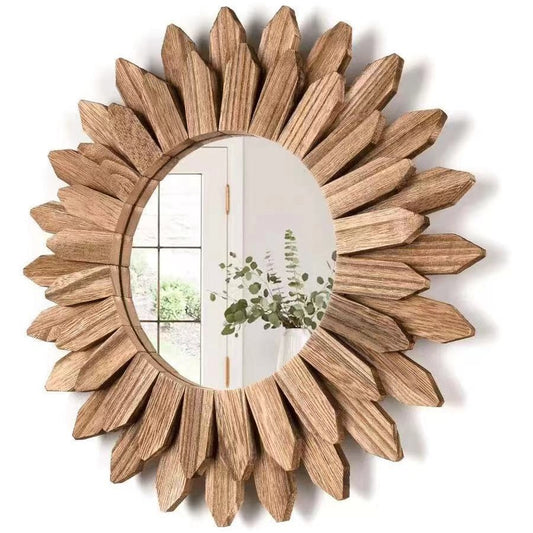 Solid Wood Decorative Mirror