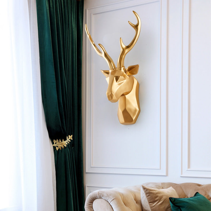 Nordic Style Deer Head Wall Decoration