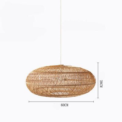 Handmade Rattan Art Chandelier