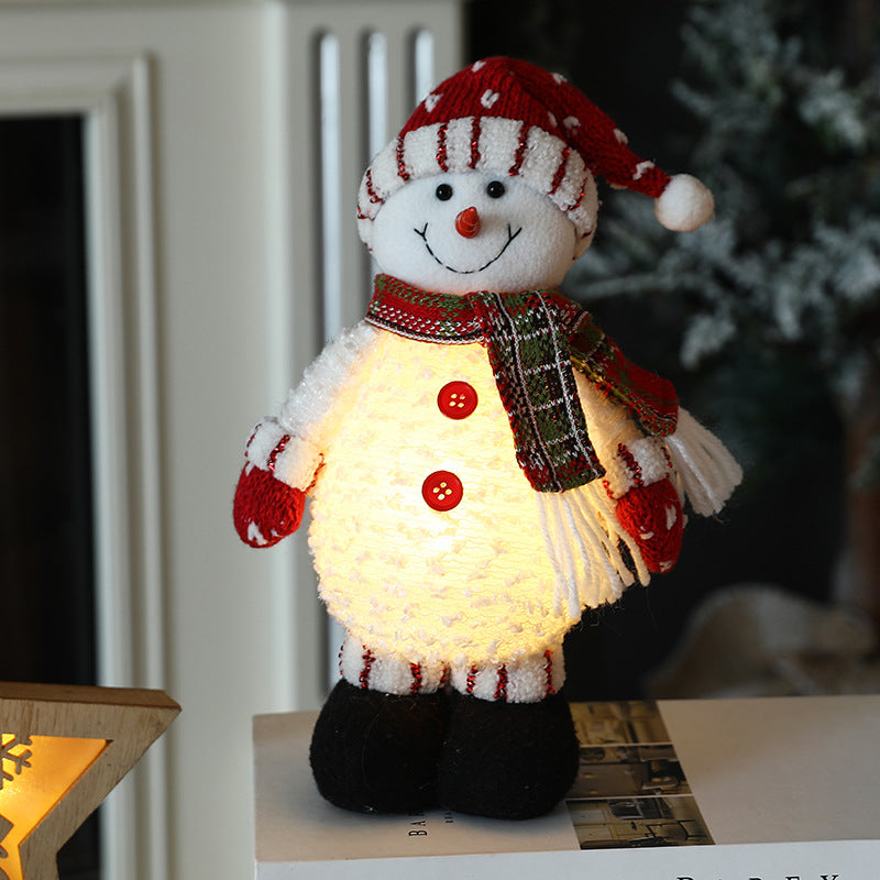 Christmas Light Standing Santa Decoration