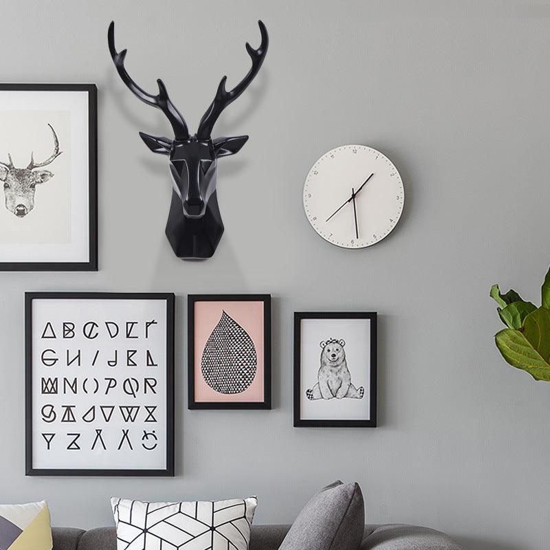 Nordic Style Deer Head Wall Decoration