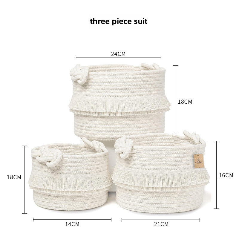 Three-piece Storage Basket Set