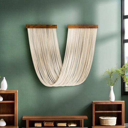 Hand-woven Cotton Rope Wall Hanging