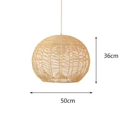 Handmade Rattan Art Chandelier