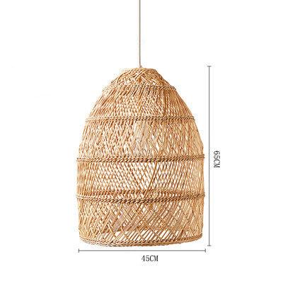 Handmade Rattan Art Chandelier