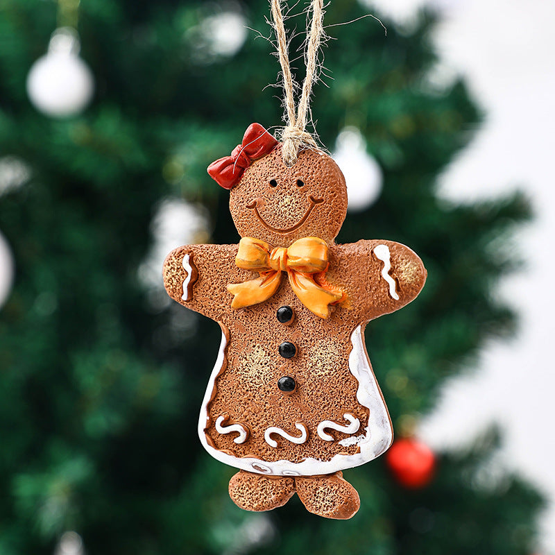 Gingerbread Man Christmas Tree Decoration